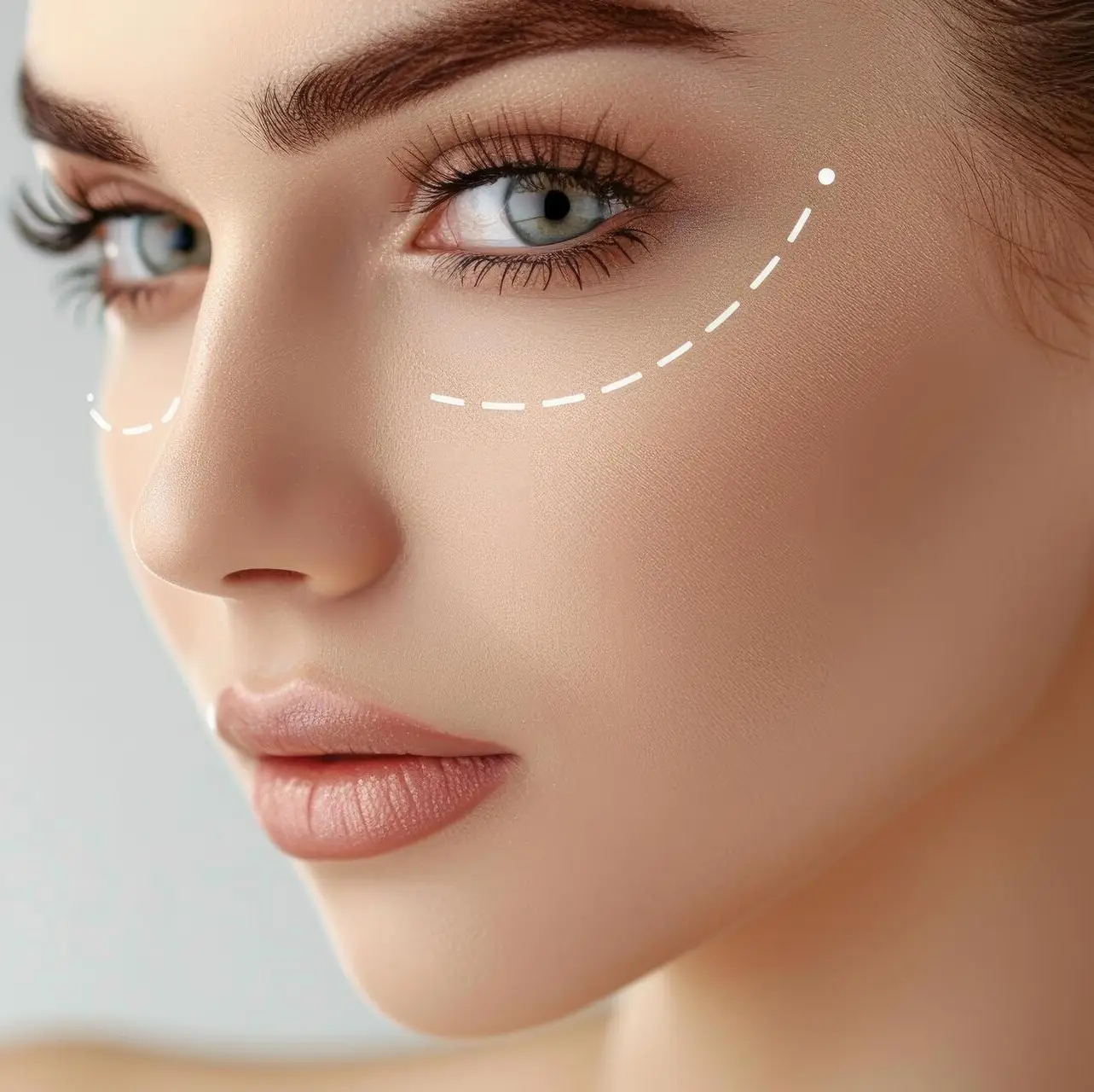 Upper and lower eyelid surgery